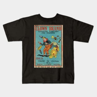 VINTAGE FIRECRACKER CLOWN BRAND Kids T-Shirt